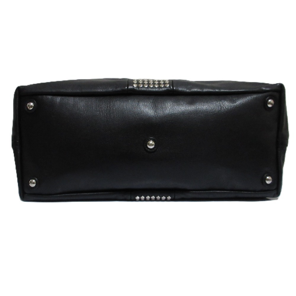 YVES SAINT LAURENT Rive Gauche SAC Y ROCK Easy Rock Studded Leather Boston Bag B - Picture 5 of 16